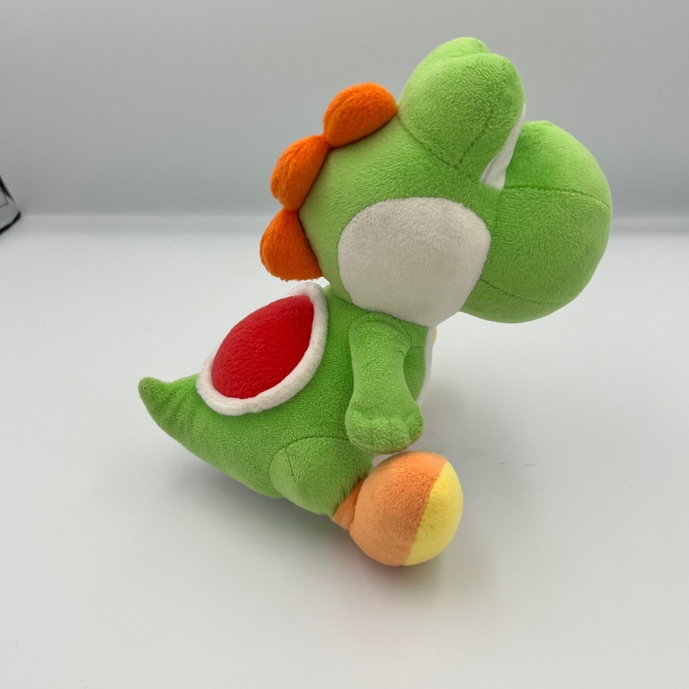 Nintendo Super Mario Bros Yoshi Plush Stuffed Animal Toy Green 8 Inch - Picture 5 of 8
